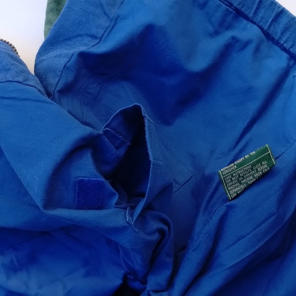 Field & Stream Vintage Linen/Cotton Lamb Leather Zip/Button Jacket - Picture 10 of 16